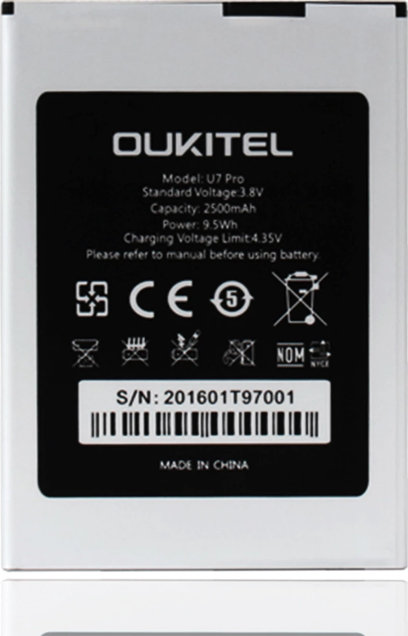 Oukitel Μπαταρία για U7 Pro 2500mAh
