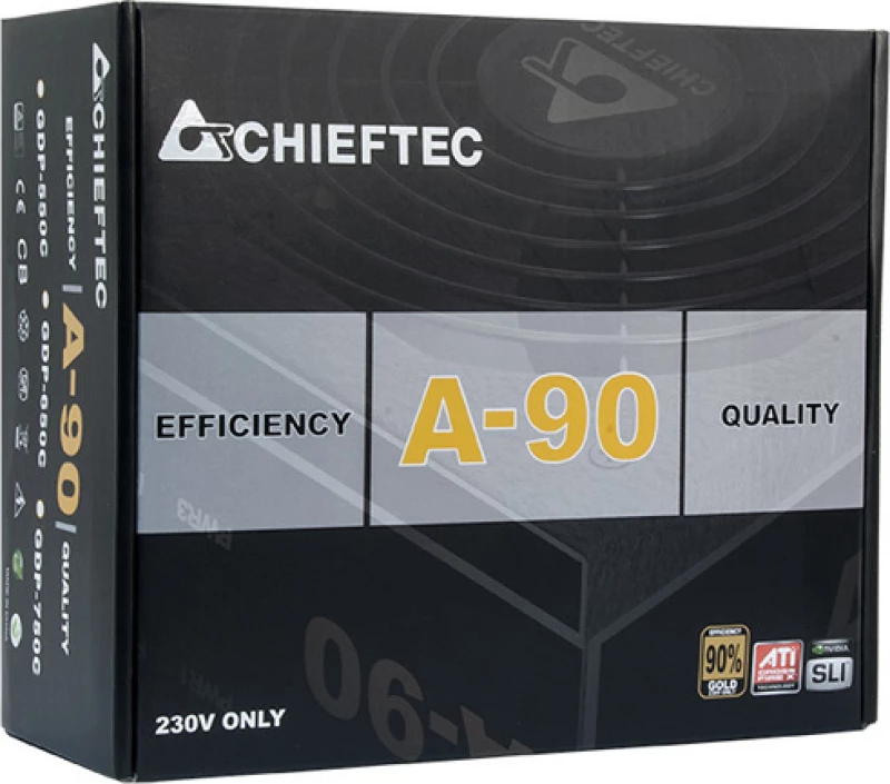 Chieftec Gdp-750C Μονάδα Τροφοδοσίας 750 W Ps/2 Μαύρος (Μαύρο)