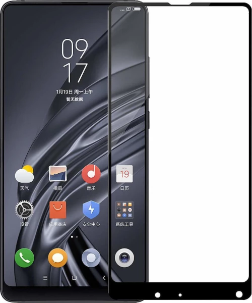 Xiaomi Mi Mix 2s/2 - Tempered Glass 9D Curved Edge,HD Clear, Ultra-Thin Black (Με πλήρη εφαρμογή σε όλα τα σημεία και όχι μόνο στις άκρες.)