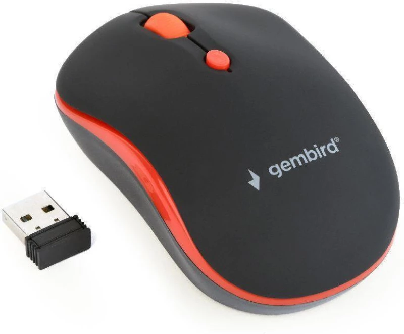 Gembird MUSW-4B-03 Ασύρματο Ποντίκι Κόκκινο