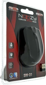 Noozy SW-31 Ασύρματο Ποντίκι Black