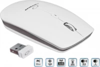 Esperanza Wireless 4D Optical Mouse Suturn Mini Ποντίκι White