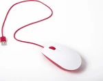 Raspberry Pi Mouse Ενσύρματο Ποντίκι Λευκό