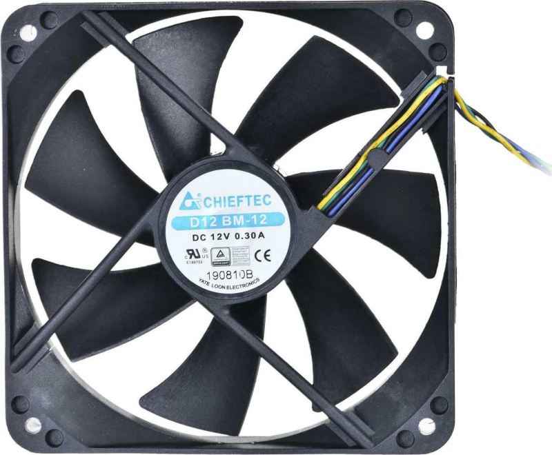 Chieftec AF-1225PWM computer cooling component Computer case Black