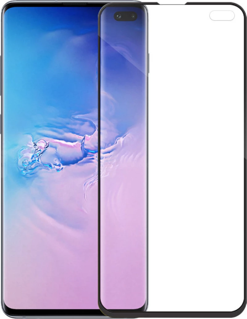 Mocoson Screen Protector Full 5D 0.3mm Μαύρο (Galaxy S10+)