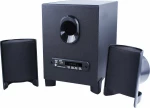 Kisonli Multimedia Ηχεία Τm-6000U, 2.1Ch, Bluetooth, 5W & 2X 3W, Μαύρα