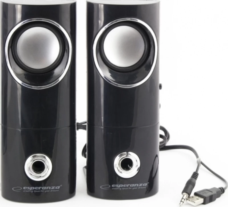 Esperanza 2.0 Beat Speaker Set 2.0 Channels 6 W Black