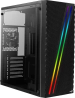 Aerocool Streak Midi-Tower Μαύρος (Μαύρο)