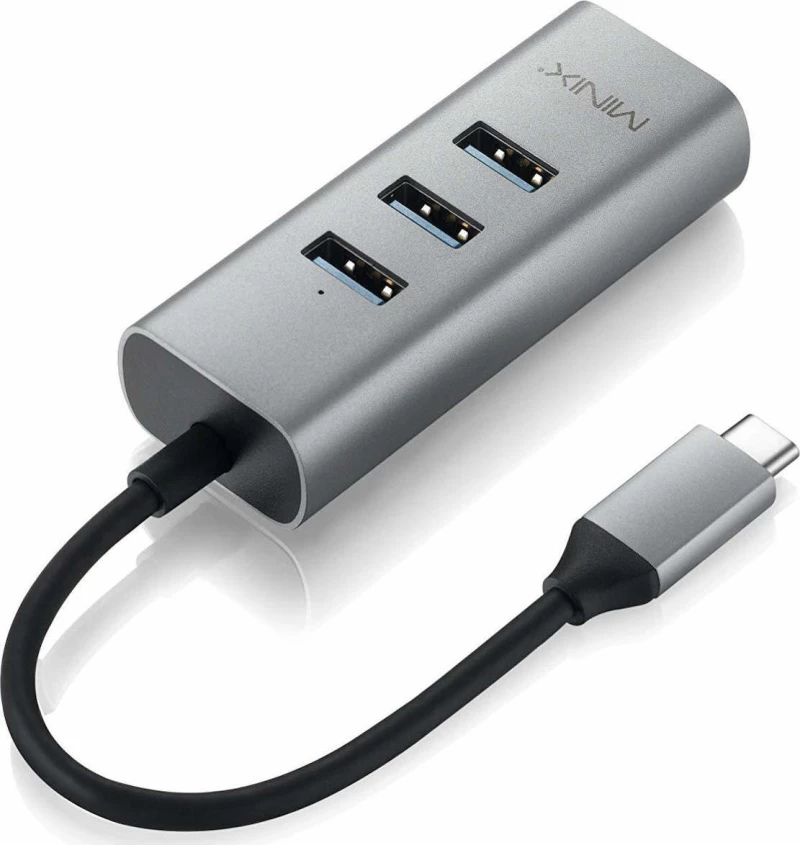 Minix Aluminium USB-C to 3-Port