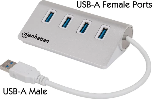 Usb Hub Manhattan 4 Port 4X Usb3.0