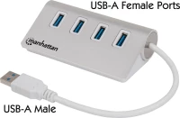 Usb Hub Manhattan 4 Port 4X Usb3.0