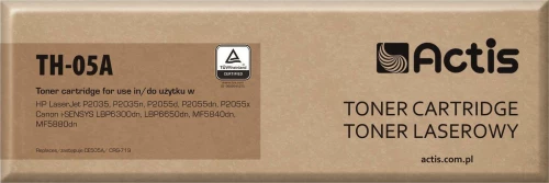 Actis Συμβατό Toner HP CE505A Black