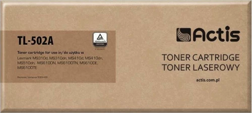 Actis Συμβατό Toner Lexmark 50F2H00 Black