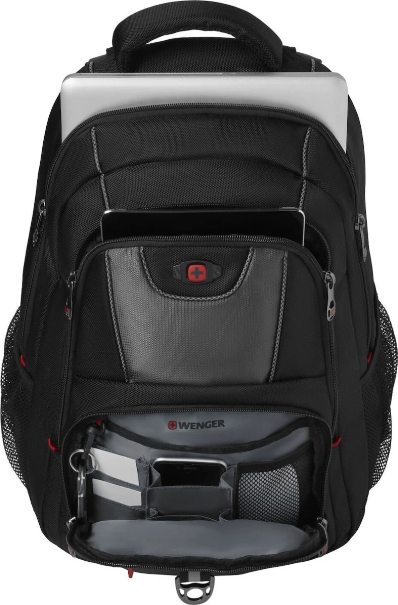 Τσάντα Laptop Backpack Wenger Pillar 16" Black/Gray