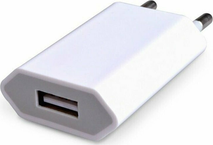 USB Wall Adapter Λευκό (WOZ004)