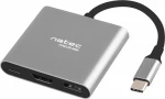 Video Splitter Natec Multi Port Fowler Mini (Usb-C Pd, Hdmi 4K)