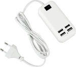 iPower 4x USB Charging Station Λευκό