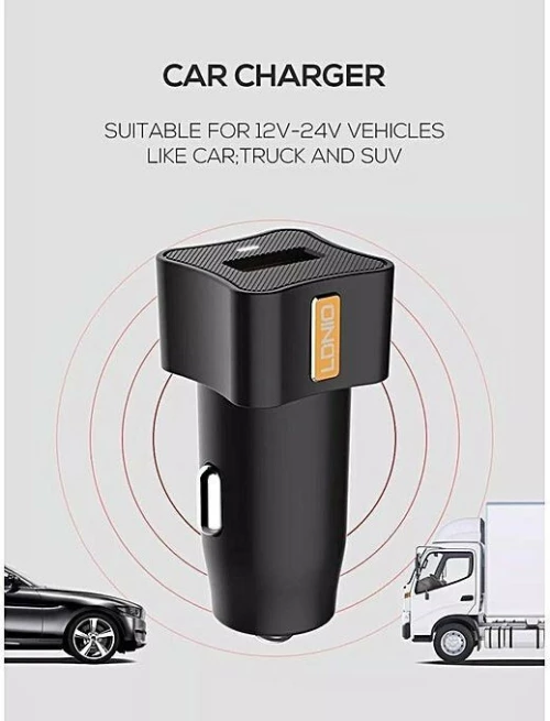 Ldnio 3In1 Mobile Charging Kit Cc200 Black Car Charger Power Bank 2600Mah Cc200