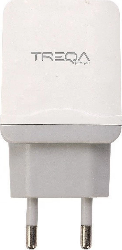 Treqa 2x USB Wall Adapter Λευκό (CS-217)