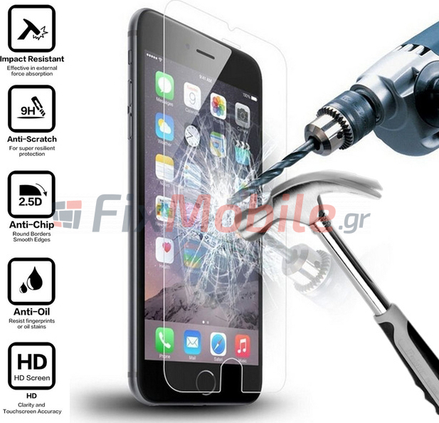 Τζαμάκι Προστασίας 0.3mm Για Realme 5 / Realme 6 / Realme 6i (Tempered Glass) EU Blister