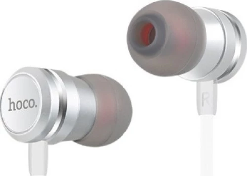Hoco M16 Ling Sound In-ear Handsfree με Βύσμα 3.5mm Ασημί