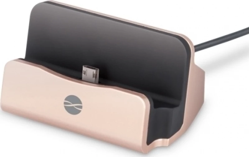 Forever micro USB Charging Station Ροζ (DS-01)