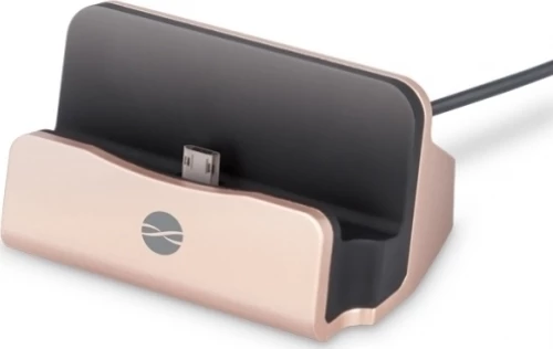 Forever micro USB Charging Station Ροζ (DS-01)