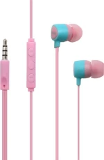 iNOS Flatron 2 In-ear Handsfree με Βύσμα 3.5mm Ροζ
