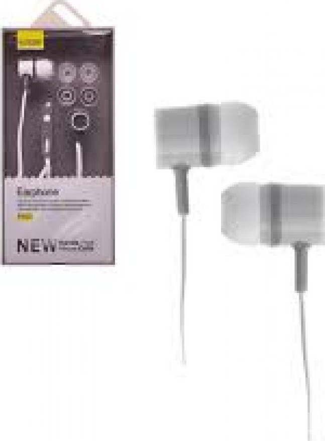 ELMCOEI EV 122 In-ear Handsfree με Βύσμα 3.5mm Λευκό