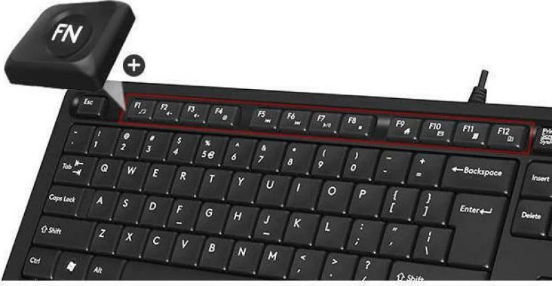 A4Tech Fstyler FK10 Πληκτρολόγιο Ελληνικό