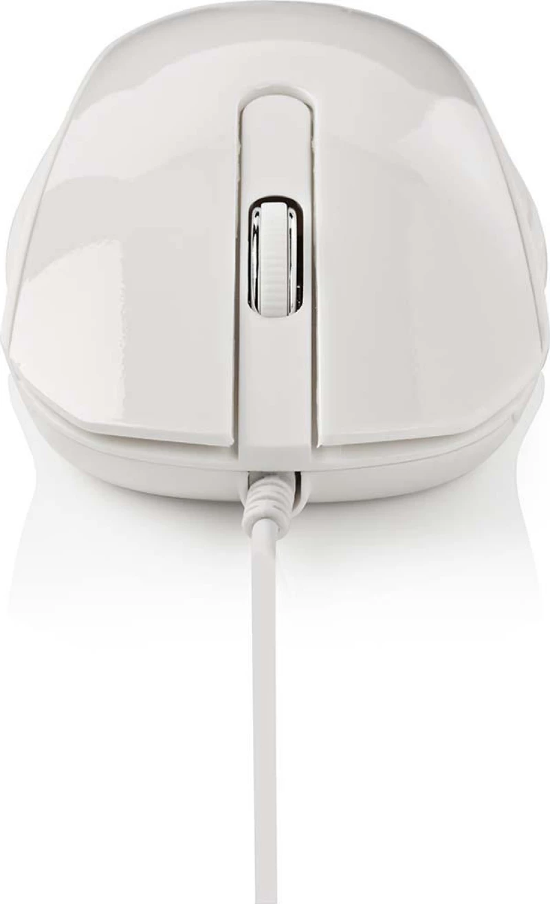 Nedis Wired Desktop Mouse Ποντίκι White