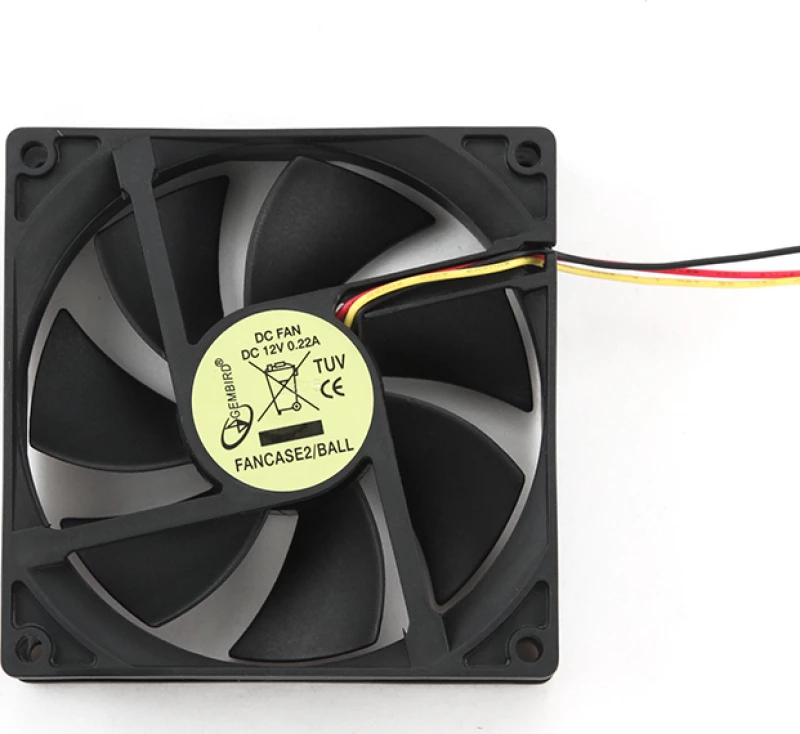 Gembird 90X90X25Mm Dc Cooling Fan Black Fancase2/Ball