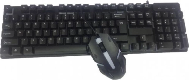 Πληκτρολόγιο Και Ποντίκι Ενσύρματο Με Led Cmk-188 - 5168 - Oem