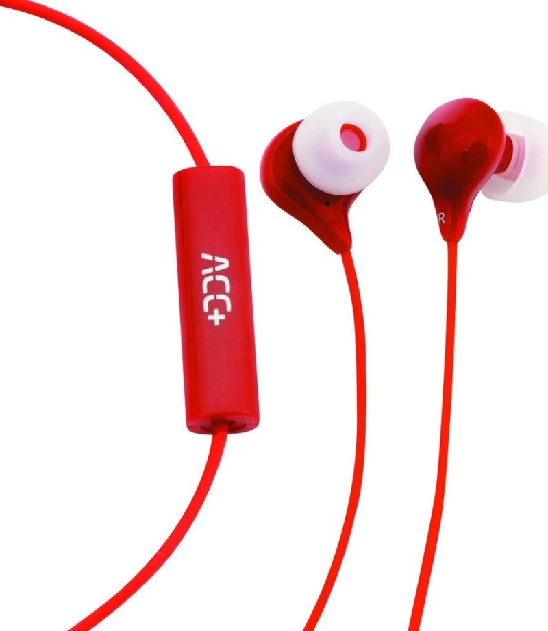 ACC+ Soul In-ear Handsfree με Βύσμα 3.5mm Κόκκινο