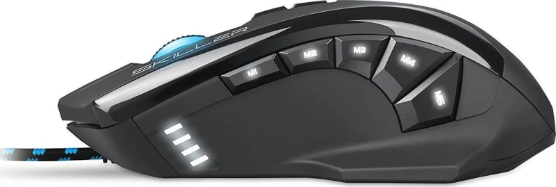 Sharkoon Skiller Sgm1 Ποντίκι Usb Οπτικός 10800 Dpi Δεξιού Χεριού