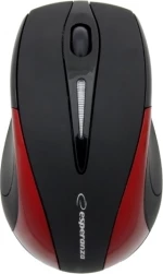 Esperanza EM101 Ασύρματο Mini Ποντίκι Black/Red