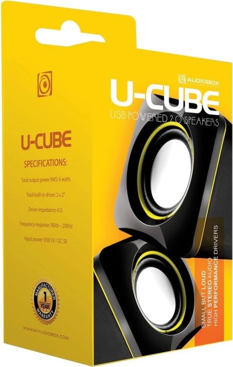 Audiobox U-Cube Κίτρινο