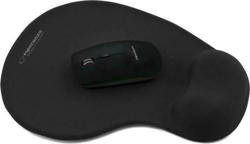 Esperanza Gel MousePad Wrist Rest Black