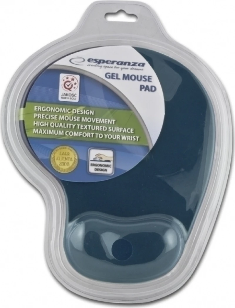 Esperanza Gel MousePad Wrist Rest Blue