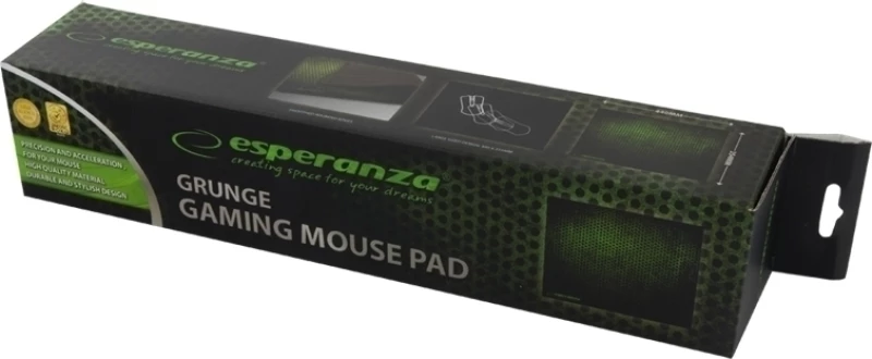 Esperanza Gaming Mouse Pad Grunge Ea146G, 440X354X4Mm, Μαύρο-Πράσινο