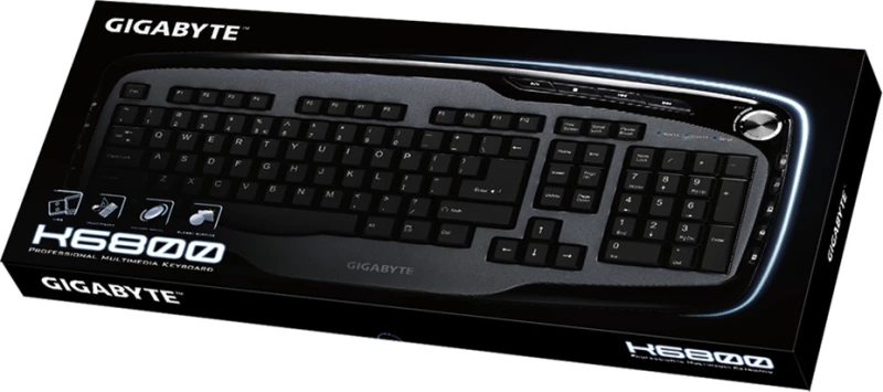 Gigabyte K6800 Πληκτρολόγιο Αγγλικό US