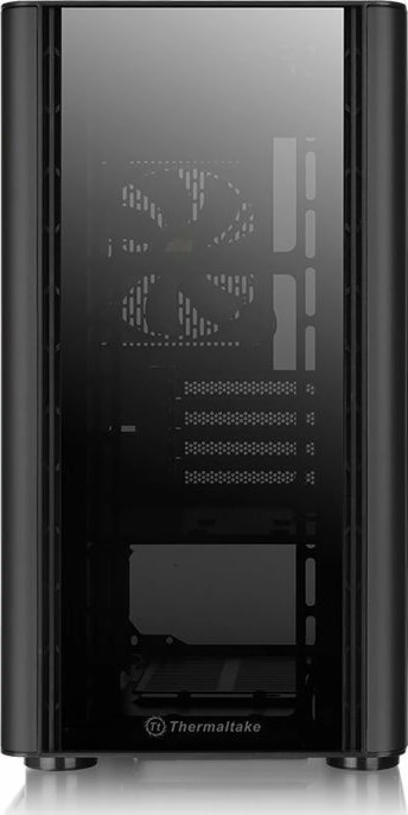 Thermaltake V150 Tempered Glass Micro Chassis Gaming Micro Tower Κουτί Υπολογιστή με Πλαϊνό Παράθυρο Μαύρο