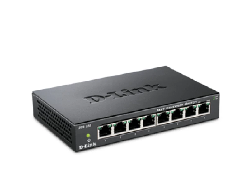 D-Link DES-108 Μαύρος (Μαύρο)