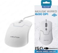 Newtop MW01 Ενσύρματο Ποντίκι Λευκό