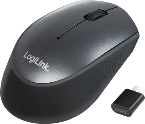 LogiLink D0160 Ασύρματο Ποντίκι Μαύρο