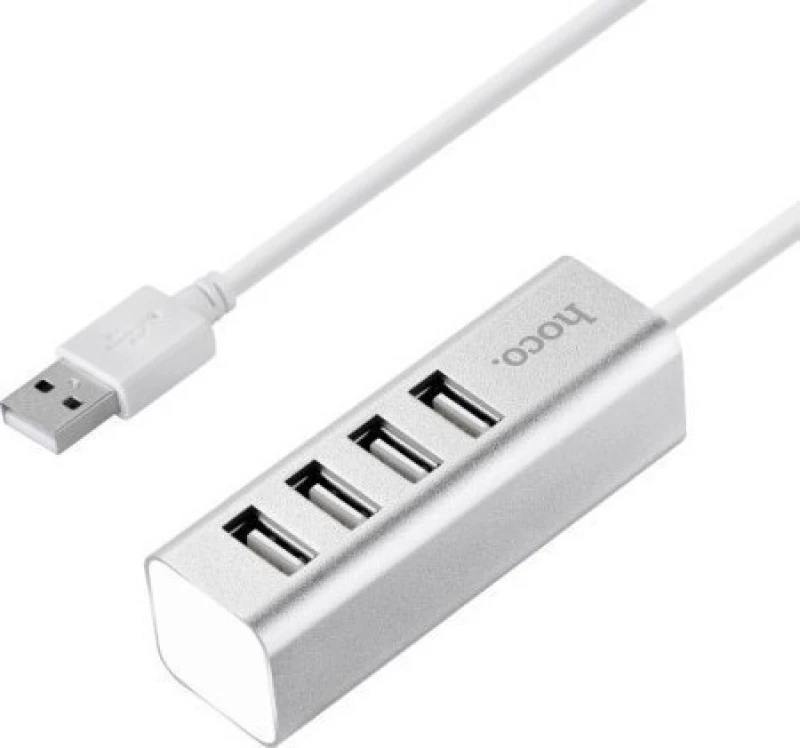 Usb Hub Hoco Hb1 - Usb 2.0 - 4 Ports - Ανθρακί Hc-Hb1A