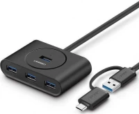 Hub Usb 3.0 + Usb-C 3.1 Ugreen 4-Port, Otg
