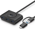Hub Usb 3.0 + Usb-C 3.1 Ugreen 4-Port, Otg