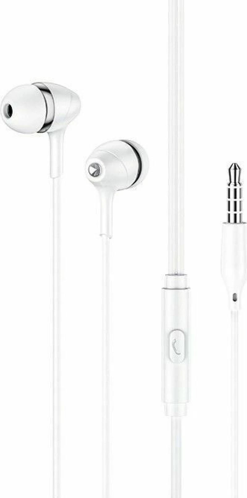 Hoco M76 Maya In-ear Handsfree με Βύσμα 3.5mm Λευκό