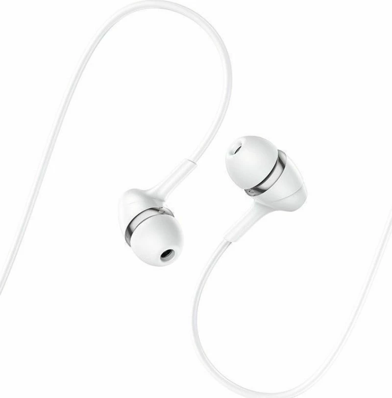 Hoco M76 Maya In-ear Handsfree με Βύσμα 3.5mm Λευκό